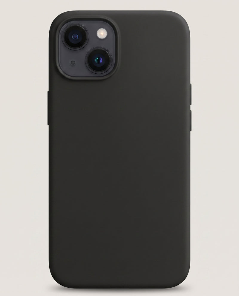 Svart símahulstur á iPhone 14 Plus