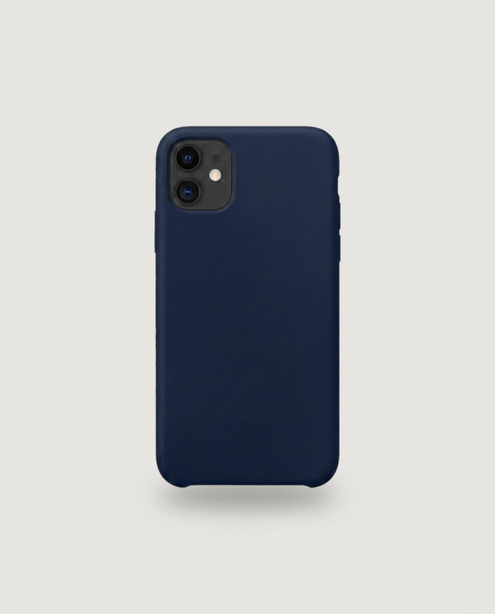Sílikon hulstur | Dökkblátt (iPhone 11 Pro / Venjulegt)