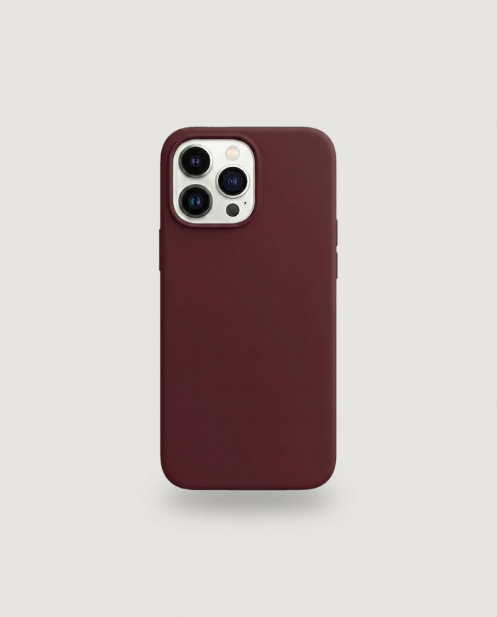 Sílikon hulstur | Dökkrautt (iPhone 13 Pro Max / MagSafe)