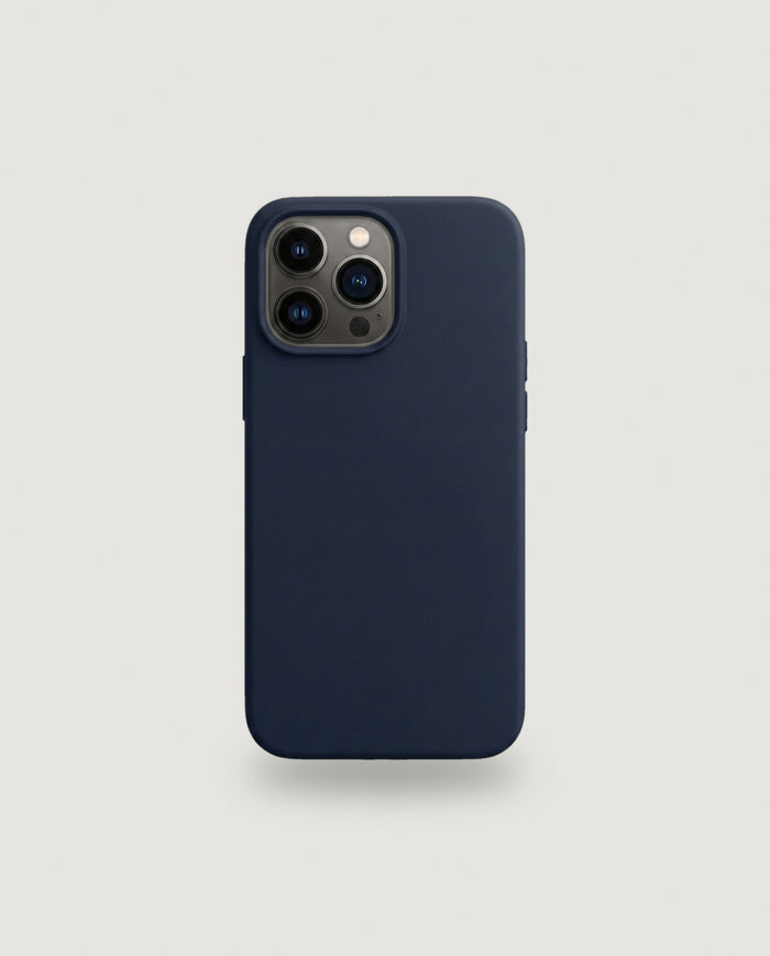 Sílikon hulstur | Dökkblátt (iPhone 13 Pro / Venjulegt)