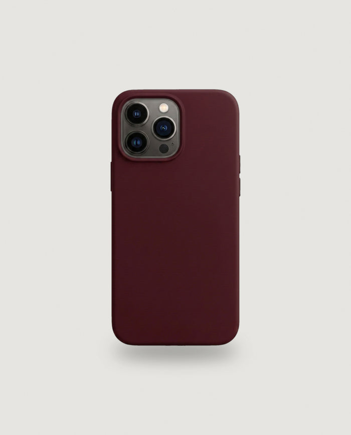 Sílikon hulstur | Dökkrautt (iPhone 13 Pro / MagSafe)
