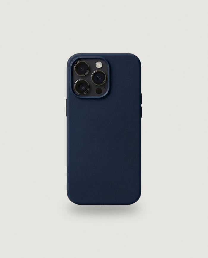 Sílikon hulstur | Dökkblátt (iPhone 14 Pro / Venjulegt)