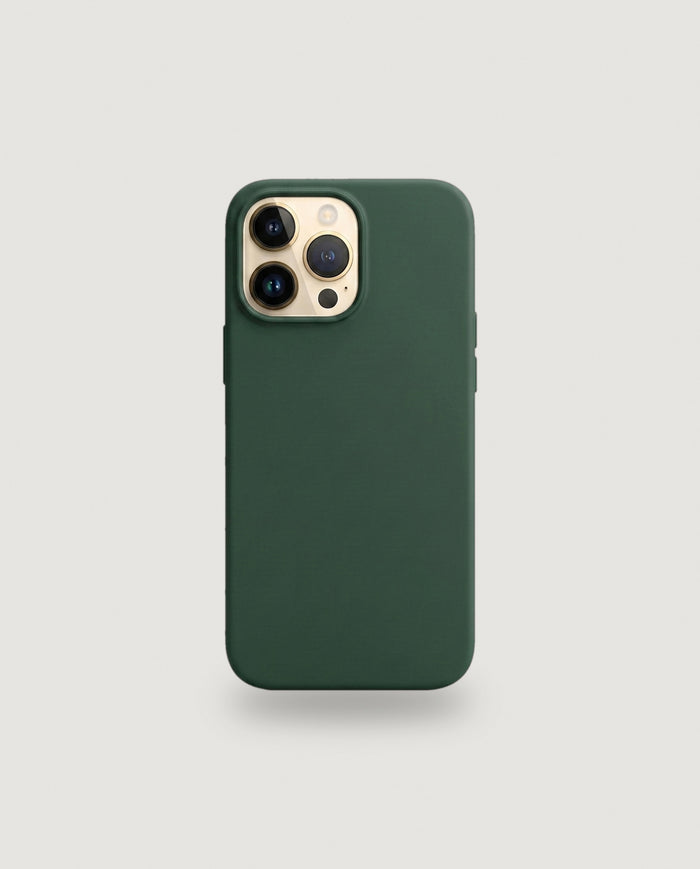 Sílikon hulstur | Dökkgrænt (iPhone 14 / MagSafe)