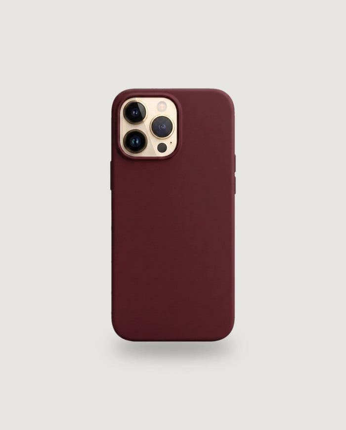 Sílikon hulstur | Dökkrautt (iPhone 14 / MagSafe)