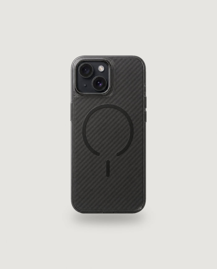 Carbon hulstur | Svart (iPhone 15 Plus / MagSafe)