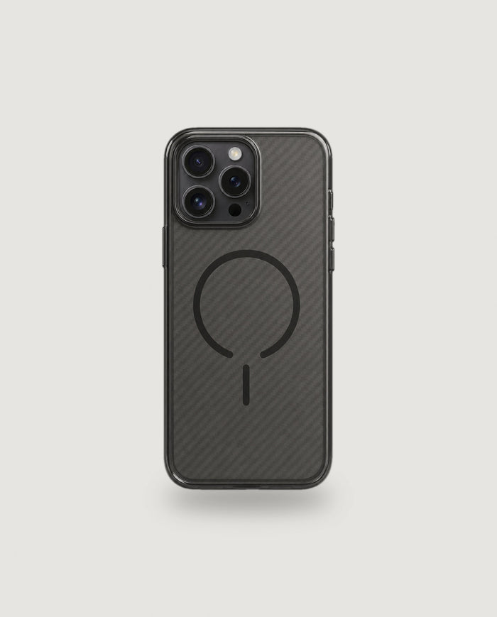 Carbon hulstur | Svart (iPhone 15 Pro Max / MagSafe)
