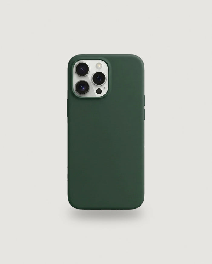 Sílikon hulstur | Dökkgrænt (iPhone 15 Pro Max / MagSafe)