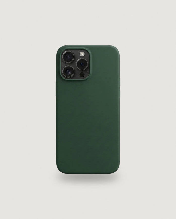 Sílikon hulstur | Dökkgrænt (iPhone 15 Pro / MagSafe)