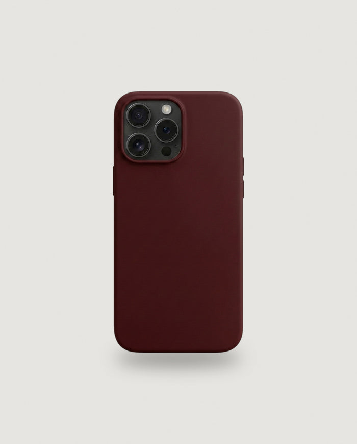 Sílikon hulstur | Dökkrautt (iPhone 15 Pro / MagSafe)
