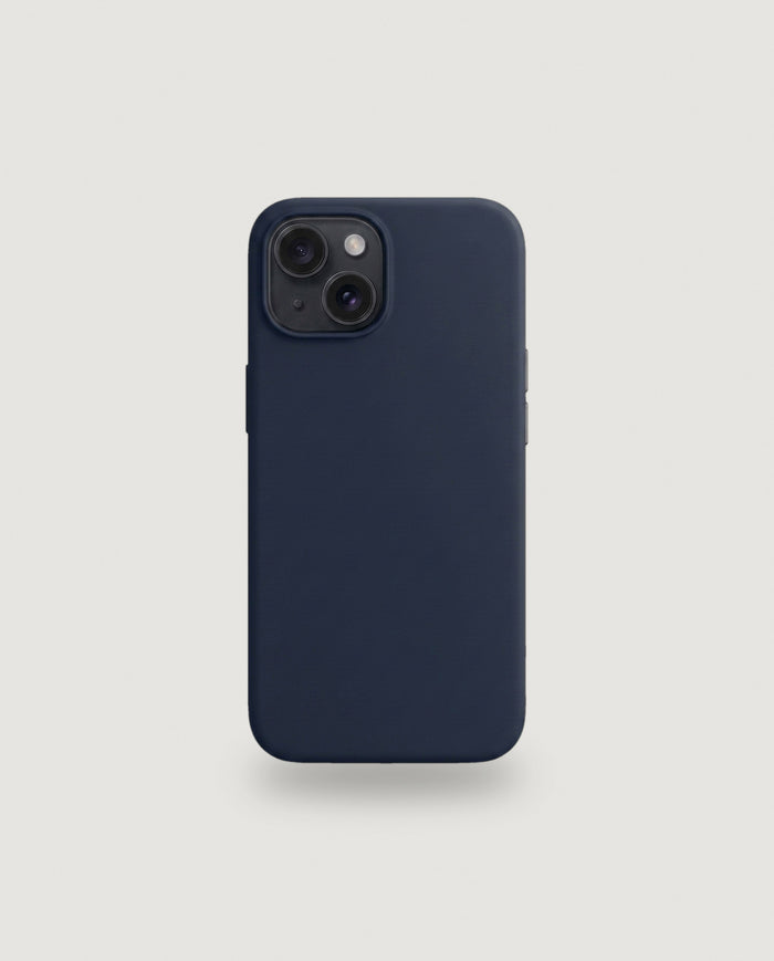 Sílikon hulstur | Dökkblátt (iPhone 15 / MagSafe)