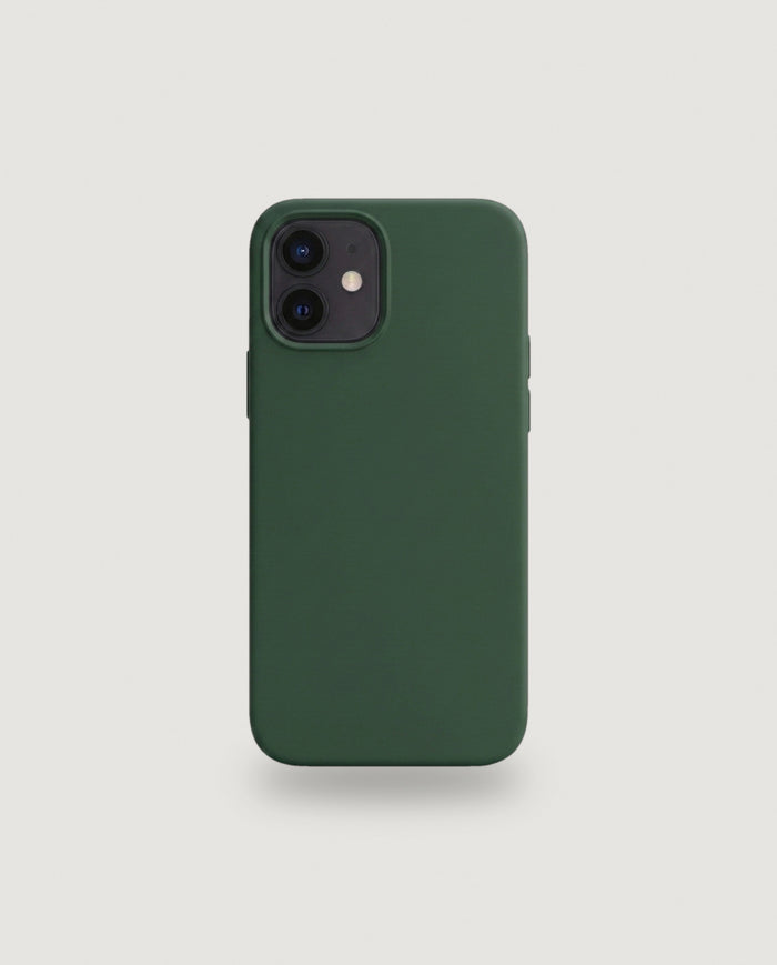 Sílikon hulstur | Dökkgrænt (iPhone 16 Plus / MagSafe)