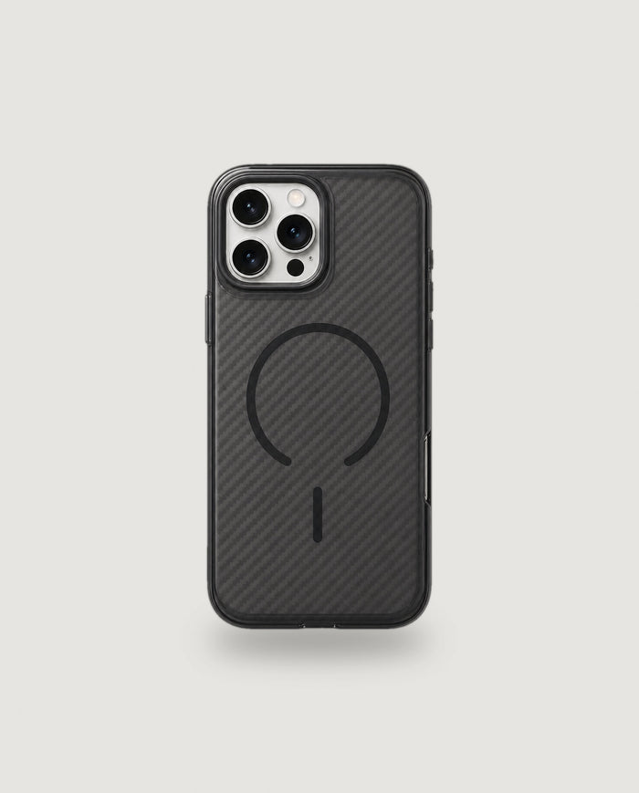 Carbon hulstur | Svart (iPhone 16 Pro / MagSafe)