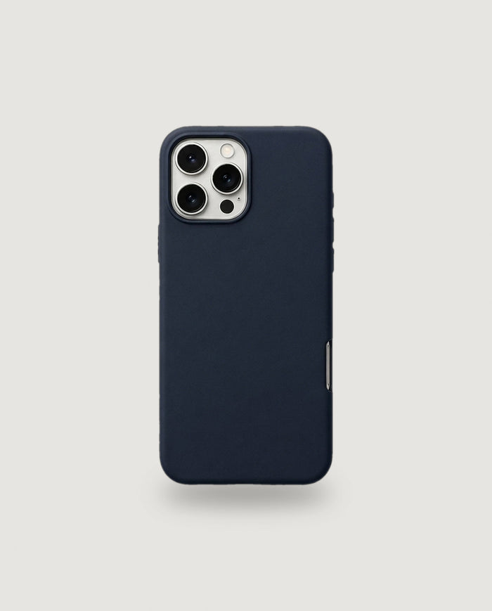 Sílikon hulstur | Dökkblátt (iPhone 16 Pro Max / Venjulegt)