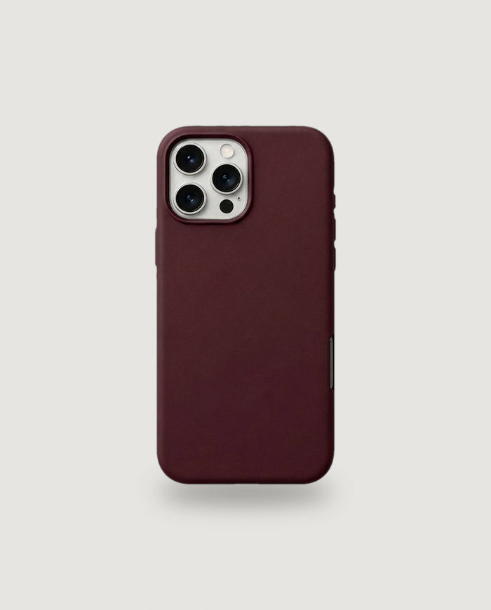 Sílikon hulstur | Dökkrautt (iPhone 16 Pro / MagSafe)