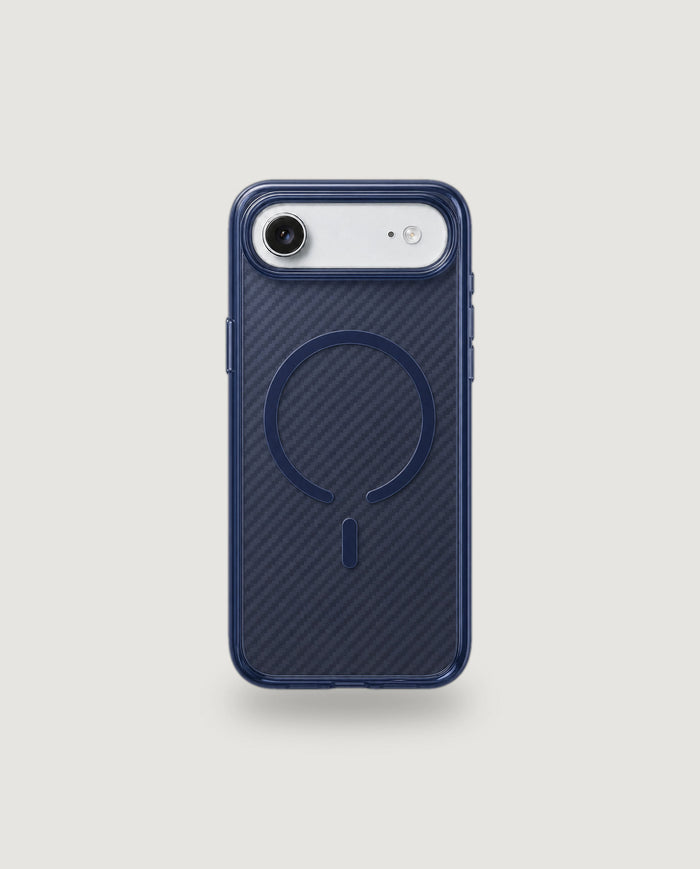 Carbon hulstur | Blátt (iPhone 17 Air / MagSafe)