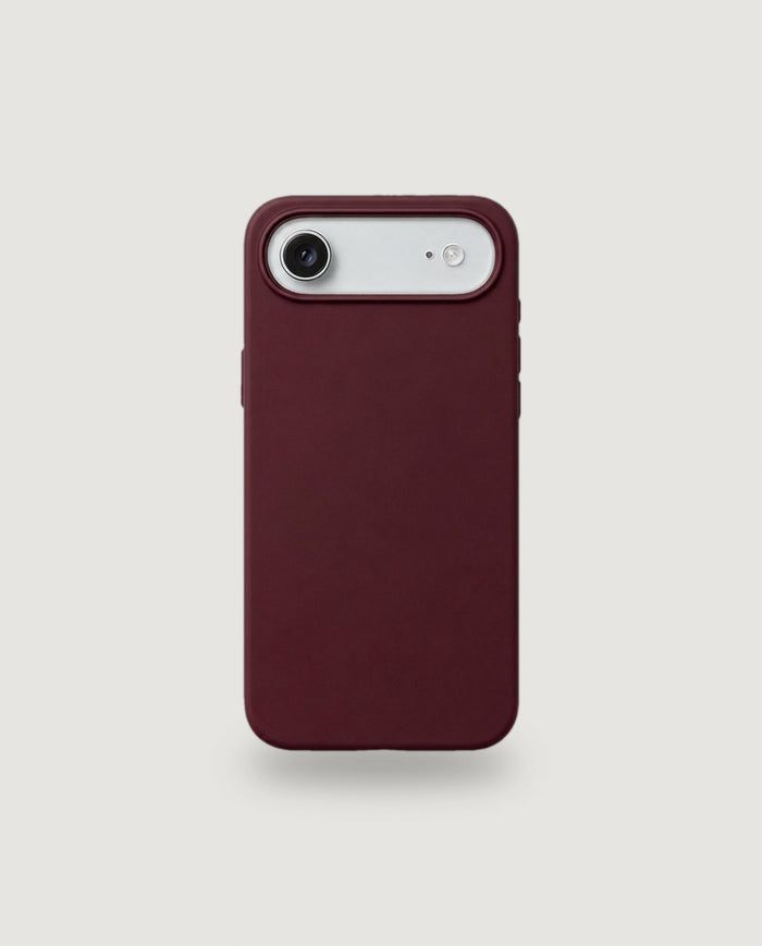 Sílikon hulstur | Dökkrautt (iPhone 17 Air / MagSafe)