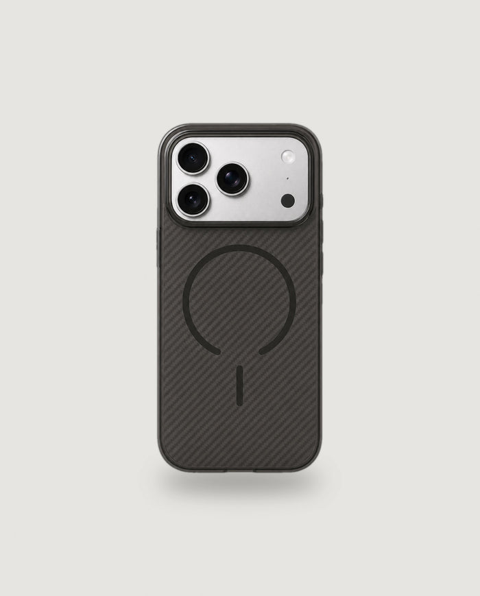 Carbon hulstur | Svart (iPhone 17 Pro / MagSafe)
