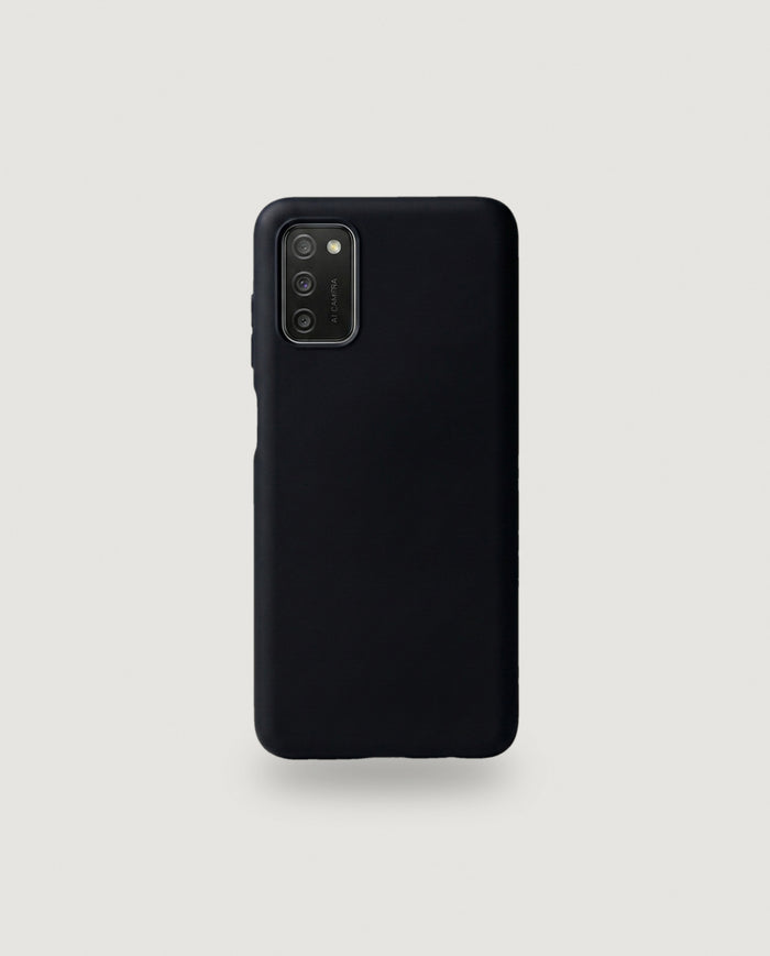Sílikon hulstur | Svart (Samsung A02s / Venjulegt)