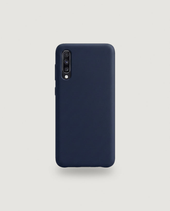 Sílikon hulstur | Dökkblátt (Samsung A70 / Venjulegt)
