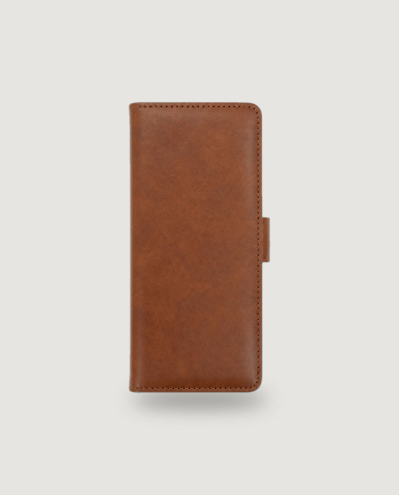Leður Flip veski | Brúnt