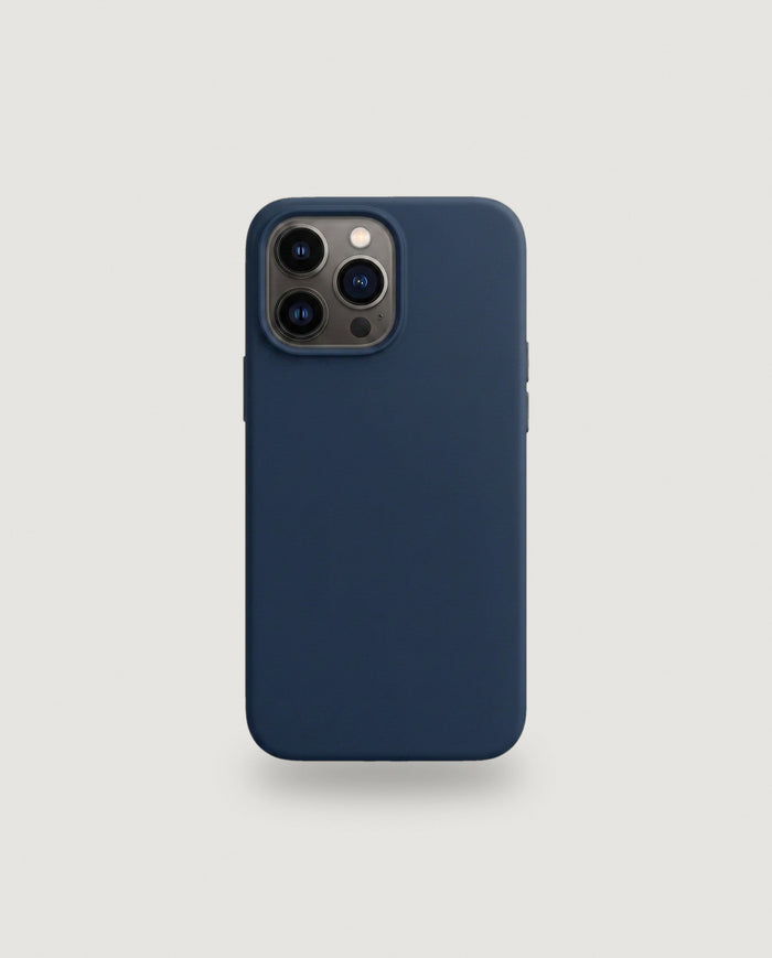 Sílikon hulstur | Dimmblátt (iPhone 13 Pro / MagSafe)