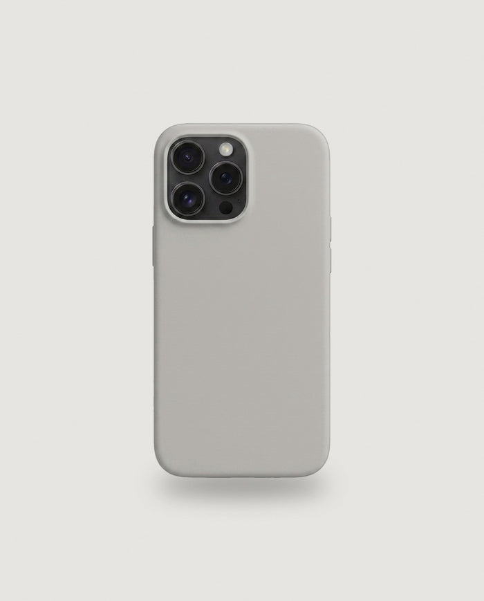 Sílikon hulstur | Grátt (iPhone 15 Pro Max / MagSafe)