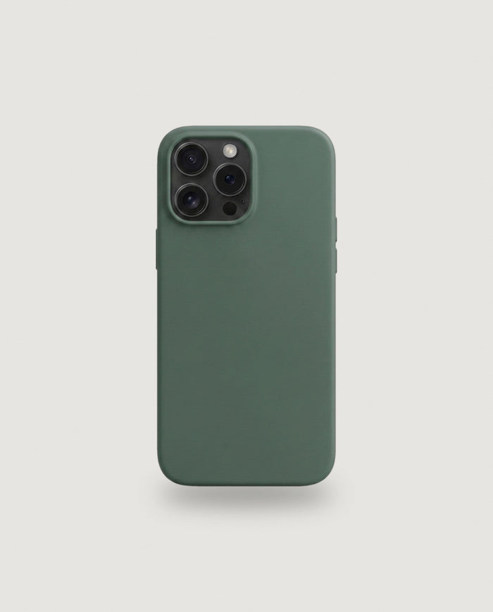 Sílikon hulstur | Furugrænt (iPhone 15 Pro / MagSafe)