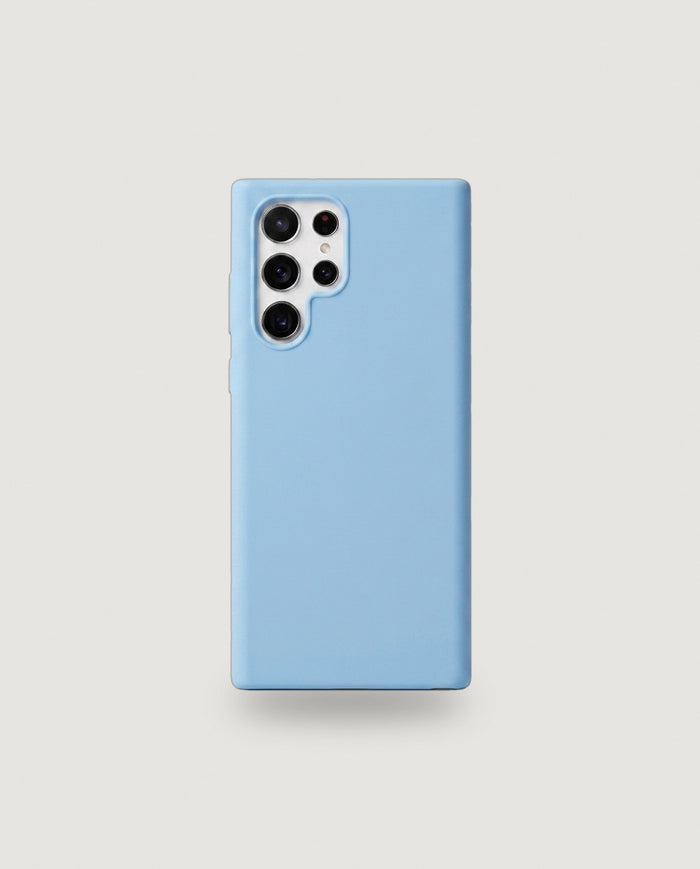Sílikon hulstur | Ljósblátt (Samsung S24 Ultra / Venjulegt)